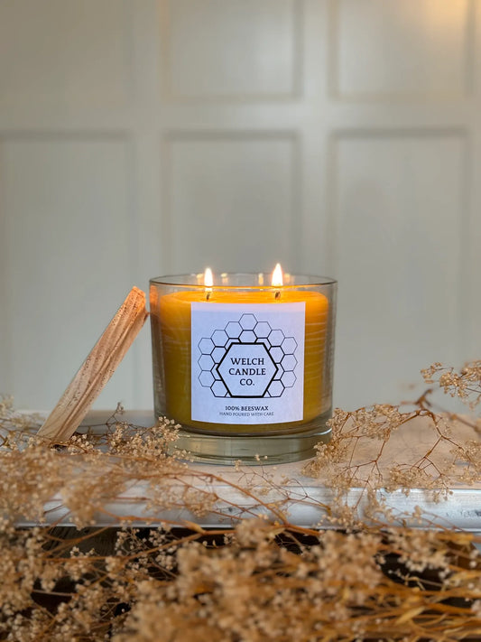 Welch Candle Co. 100% Beeswax Candle